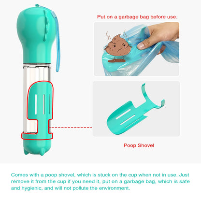 Comedero portátil para perros