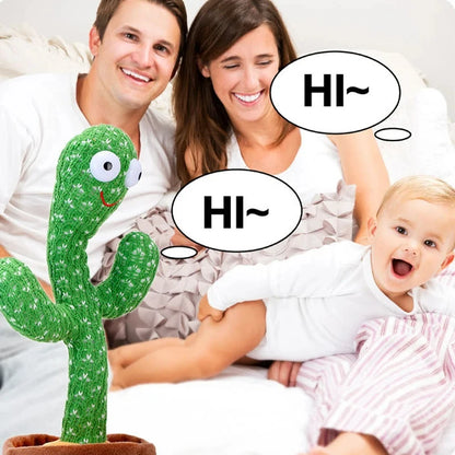 🌵 Cactus Bailarín Interactivo que Repite la Voz