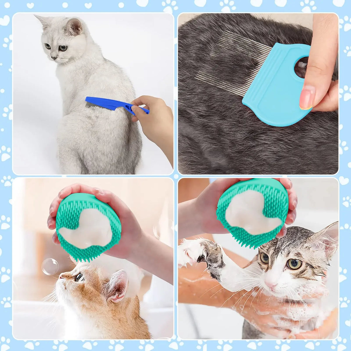 Kit de cuidado definitivo para gatos: 8 piezas