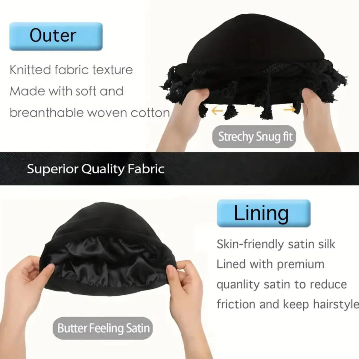 Turbante de otoño e invierno para hombre