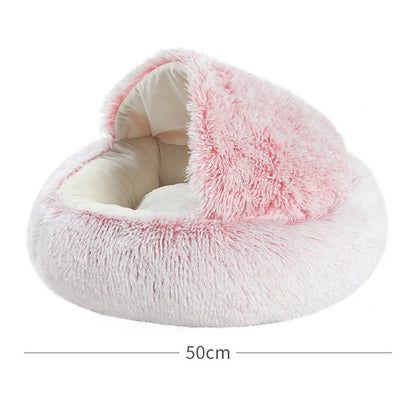 Cómoda cama de felpa para mascotas