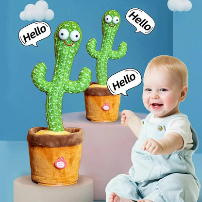 🌵 Cactus Bailarín Interactivo que Repite la Voz