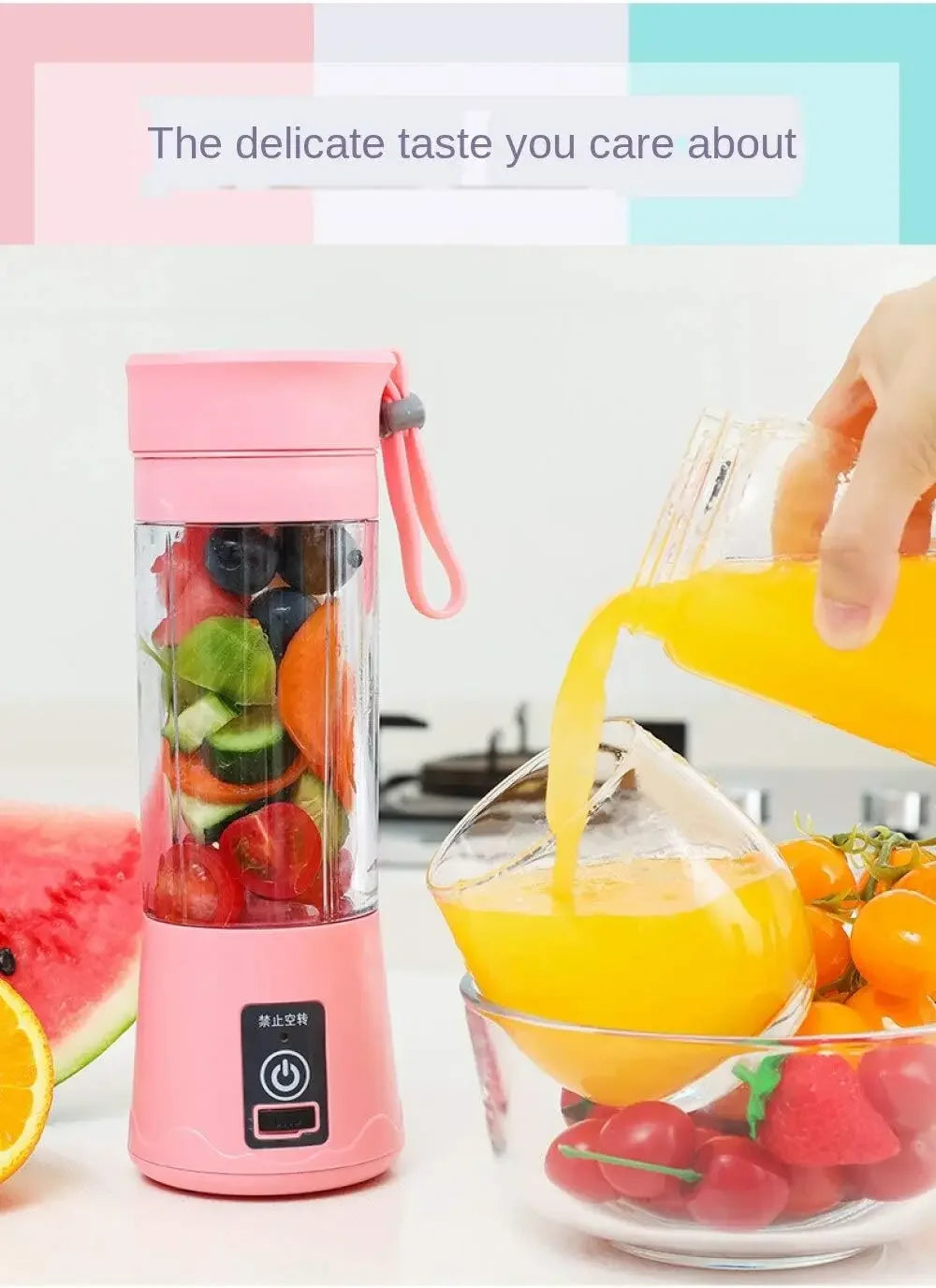 Licuadora Portátil Recargable para Jugos y Smoothies | Blender USB.