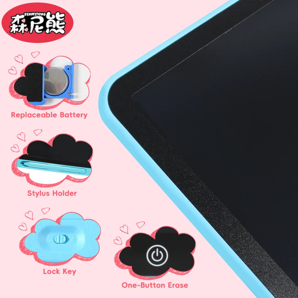 ✏️Tablet LCD de Escritura Infantil Multicolor | Dibujo y Borrado Digital