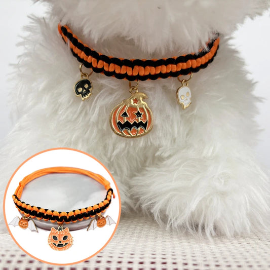 Collar para mascotas separable de Halloween